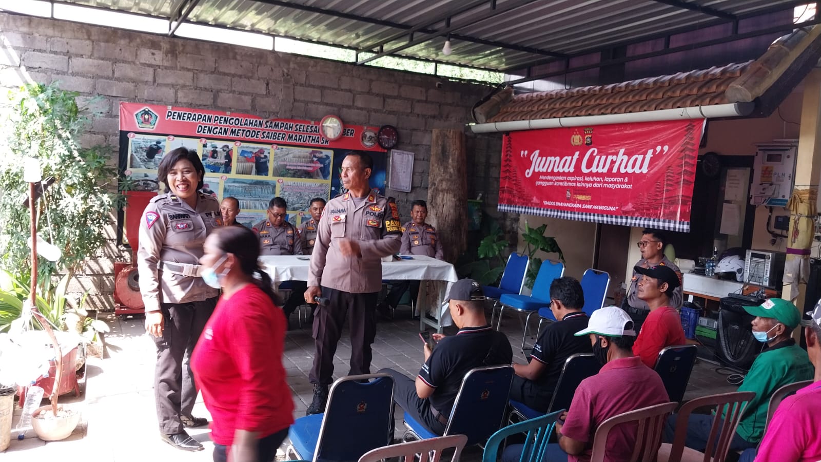 Jumat Curhat oleh Polsek Denpasar Timur