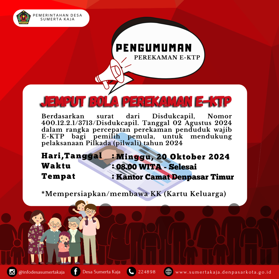 Pelaksanaan Perekaman, Pencetakan KTP Elektronik dan Aktivasi IKD 